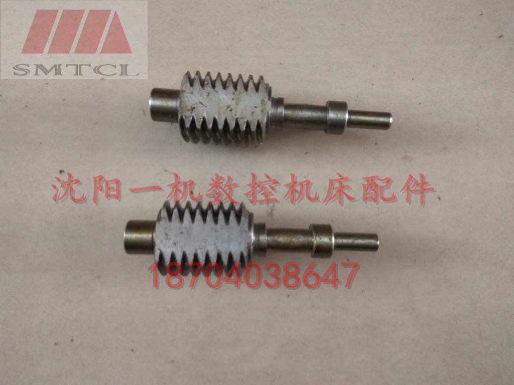 中捷摇臂钻床 Z3080 83323 原厂钻床刻度盘蜗杆 涡杆 L127 螺纹34