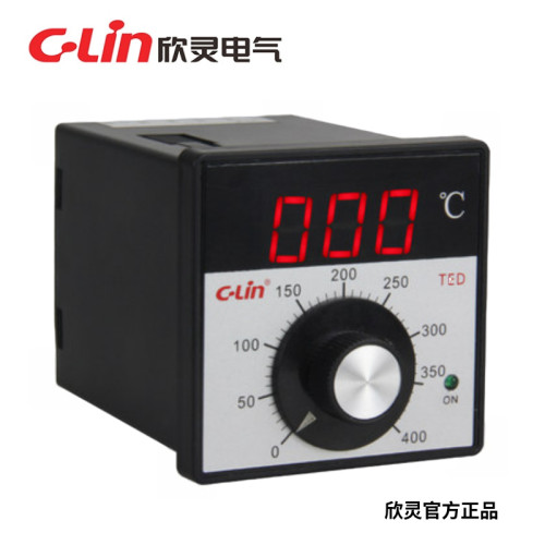欣灵牌指针式温度控制仪TED-2001/2002 K E CU50开水箱烤箱温控器