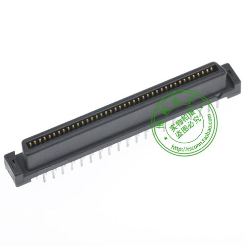 TE TYCO SCSI80针连接器 80P 间距 1.27  母端 直脚 1734101-8