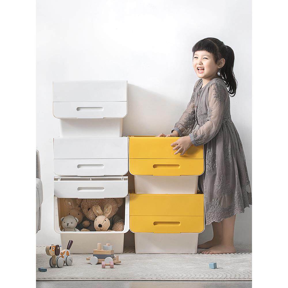 AL理塑料斜口收纳箱家用整2885*3mf箱前开纳盒收纳柜宝宝储物箱子,收纳整理,收纳箱,淘宝优惠券,粉丝福利购,淘宝优惠卷