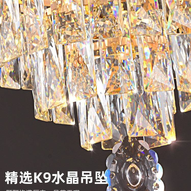 欧式水晶吊灯客厅灯具奢华大气水晶别墅大厅灯卧室饭餐厅灯饰成套
