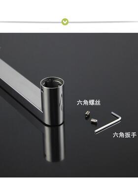 加厚304不钢淋浴房方管锈对装拉华手时尚豪店铺KTVD-41璃门方形把玻手