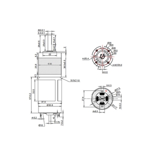 直流减速电机GA36Y-555 行星齿轮马达12V24V大扭力可调速马达电机