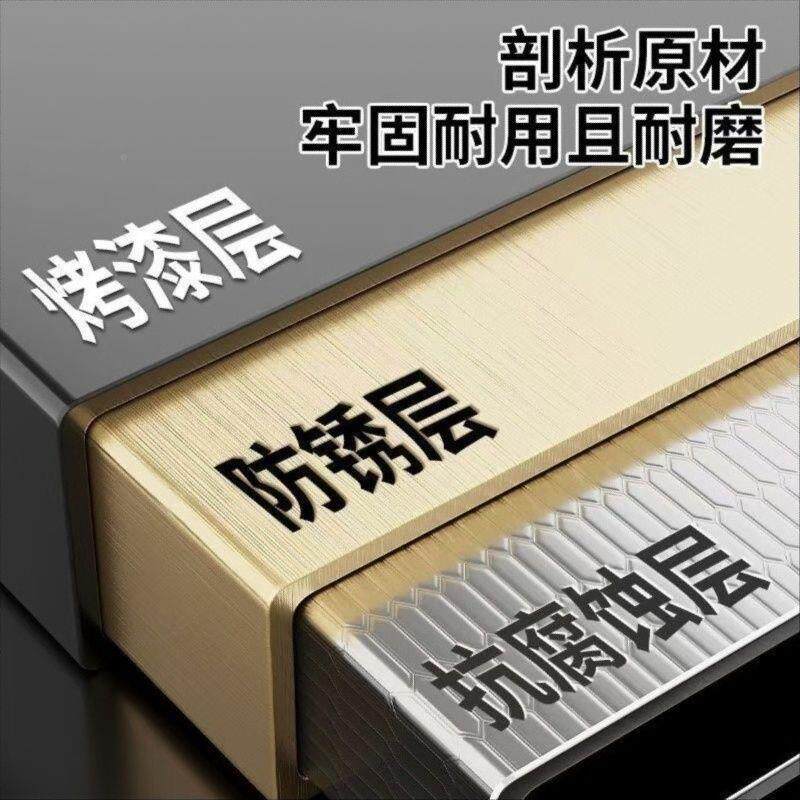 家七特993厚电器厨房置用物架多层柜家用餐边柜厨房落地免安层装