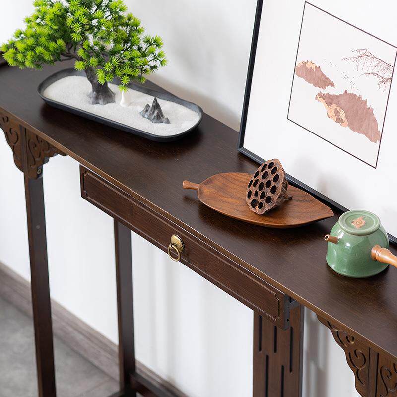 实木简玄关DZGZ02台门厅供桌案新中式约客厅条案端景香玄台关柜轻