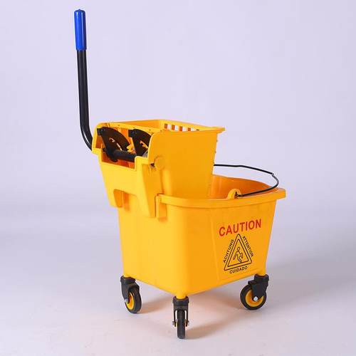 轻型清洁手推车榨车物业酒商场店水宾馆客房保981洁车服巧务车挤