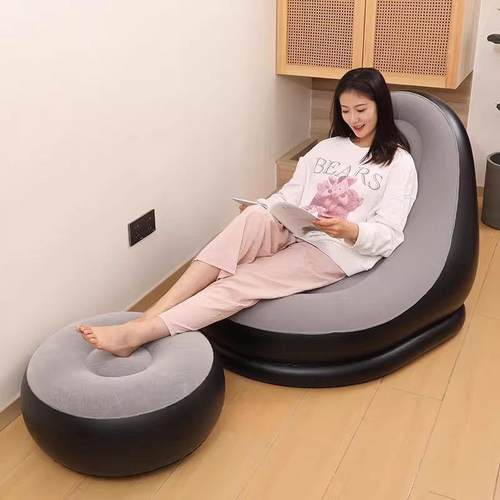懒见详情沙人沙椅可睡可躺单人卧室榻榻米发豆袋飘窗发躺阳台充气