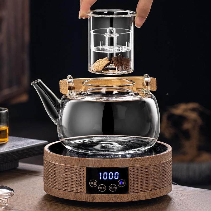 新款电陶炉煮煮茶器蒸一体高温玻家KL519558璃泡茶用耐茶具烧水壶,餐饮具,茶壶,淘宝优惠券,粉丝福利购,淘宝优惠卷