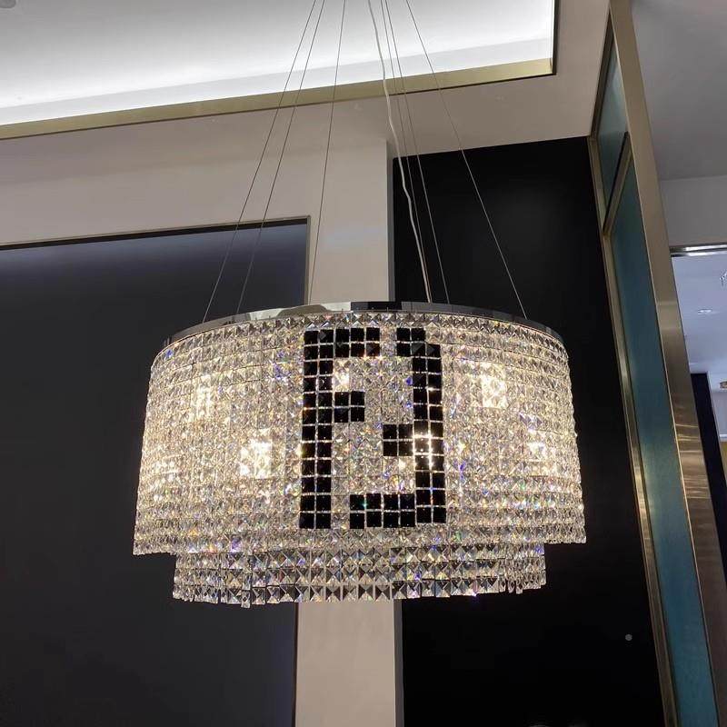 长47长方形晶艺术创意吊灯 水l客厅餐厅吧台灯饰楼梯灯具ed吊灯圆,家装灯饰光源,智能吊灯,淘宝优惠券,粉丝福利购,淘宝优惠卷