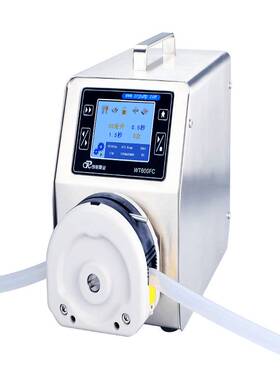 创锐不锈钢蠕动泵WT600泵头KZ25恒流泵配耐酸碱软管助磨剂YZ25M