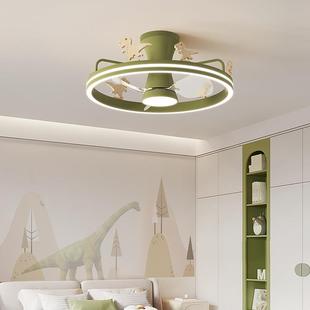 儿房隐形静音风扇灯吸610卡通童小孩房间灯男光孩女孩卧室灯全谱