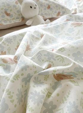 小碎花纯棉被套单件15x2双15单人1800x20x柠馨220x230春0秋全棉被