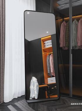 邮衣镜全身穿试衣卧镜落地镜服装店显高显瘦包美QAO颜室直播镜子