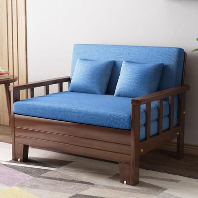 简约实木沙发床家新用MR0101#小用户型折叠客厅多功能两办公台阳