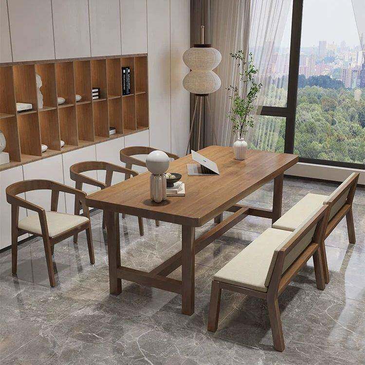 木大板会议桌餐桌电脑桌洽桌谈桌桌办公桌大型无品牌/长条子客厅