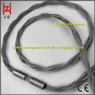 周厂直发张压制钢丝绳索具压镀锌软编家绳制227索具