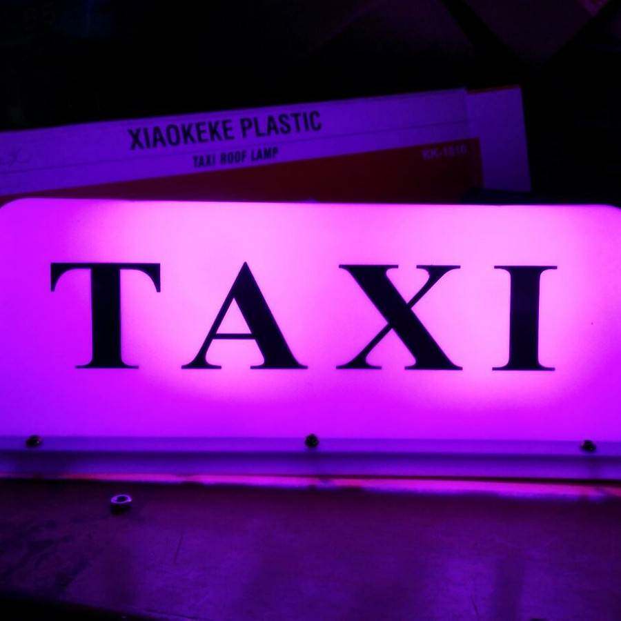 汽车TAXI的士车灯 空车代驾车灯