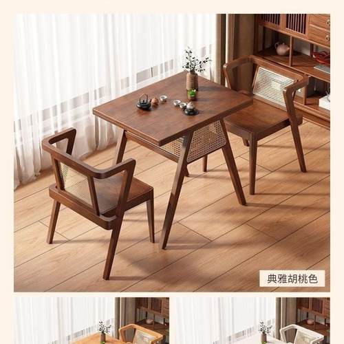 阳台桌桌椅组合洽谈家休闲三件茶BJT套看书用实木喝茶一桌小户型