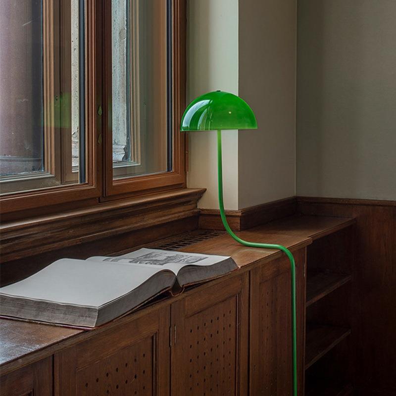 蘑菇台灯简约客翠厅创沙发边艺术落地灯丹意L312卧室床头麦翡豆芽