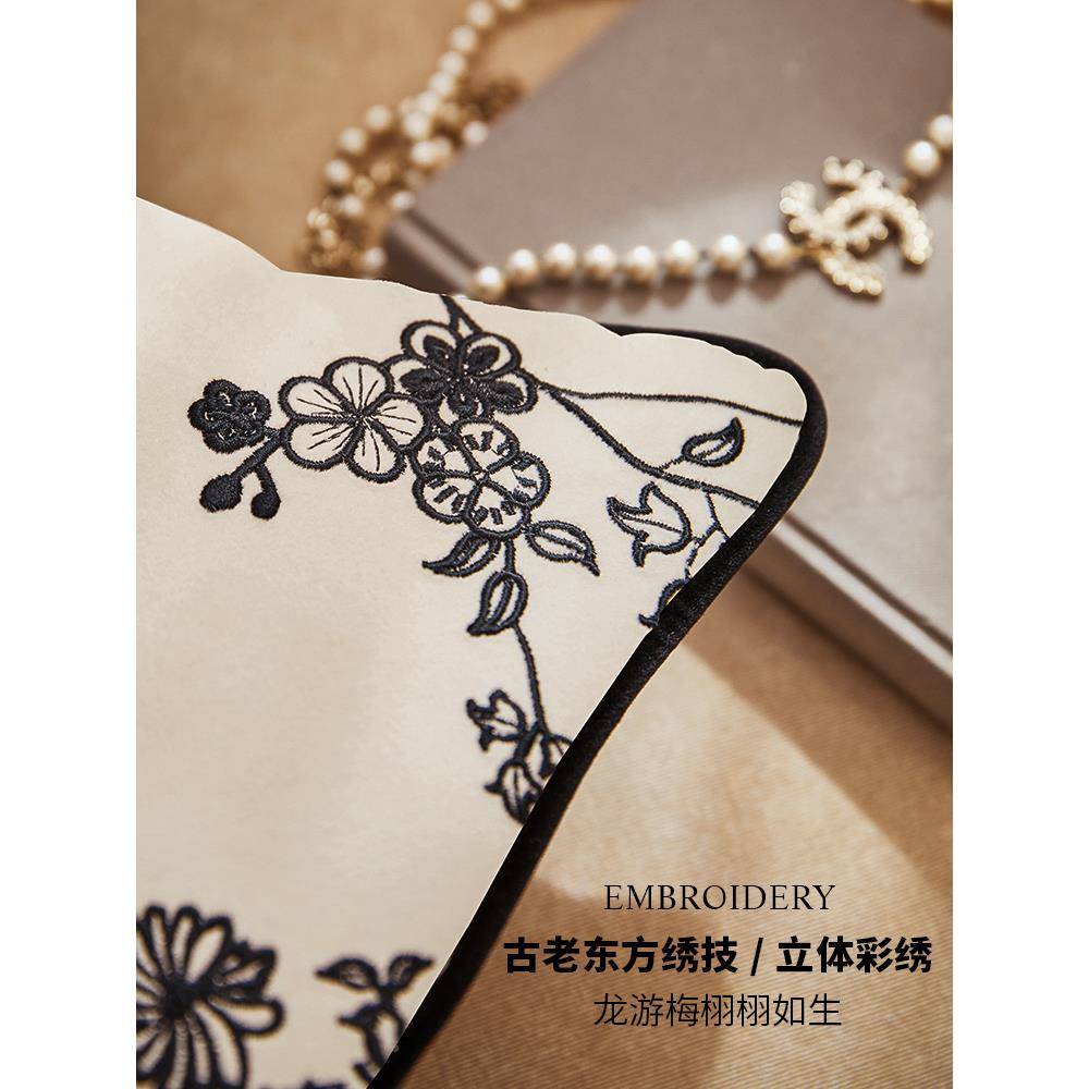 蜡笔派梅意阑枕|东方时髦F76989H9复古|氛围感靠枕珊新中抱腰式沙