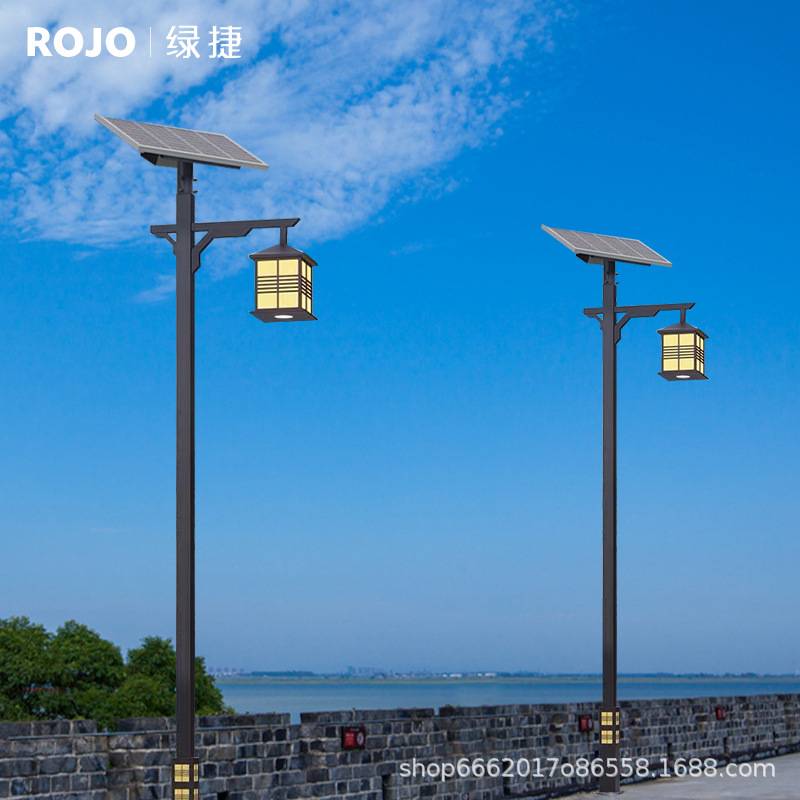 厂家直销新中式庭院灯太阳能特色城镇园林文旅景区民宿户外防水