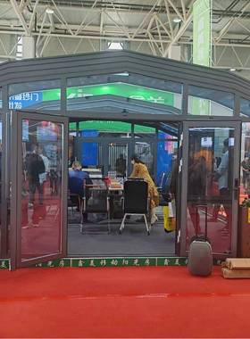 源工厂电全国安装动伸缩别墅智阳光房头星空UBD能玻璃房