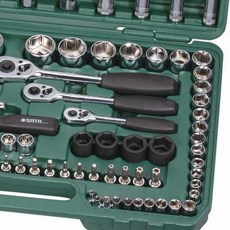 1具20件套汽车维修工具箱套筒棘轮扳手修工组合装080079套90理14A