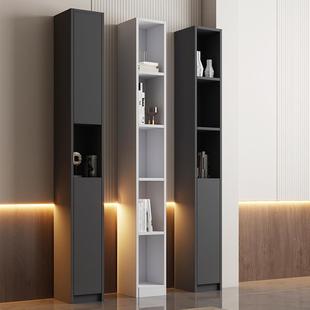 柜缝书柜超窄小书架落地窄缝置转夹角PTF缝隙角落墙角收纳物立柜