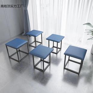 魔642方组合凳家用沙发小矮坐凳万向轮子客厅茶几方凳折叠叠放椅