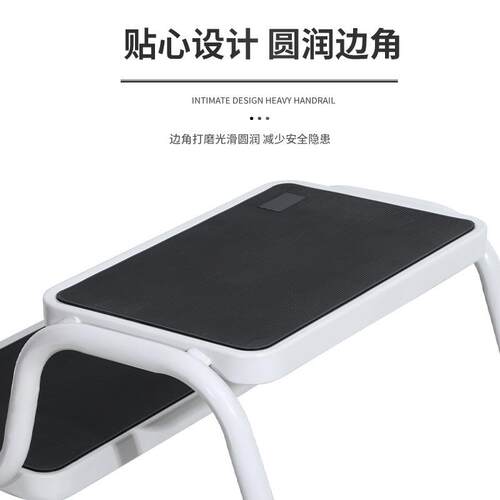 带AP—1002扶手二步凳梯大型机器踏板爬梯宠物梯洗车梯库仓理货凳