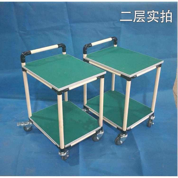 车间物料车防静电可调节围挡生产周转车精益管移动货架工作台推车