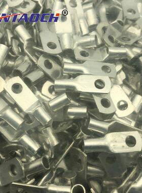 S6-4铜接线端子6平螺丝4窥口铜鼻子G铜线耳D方CTA紫铜镀SC6-4/50