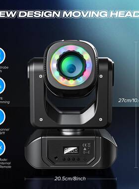 新束款遥控能82143103W0W60W图案摇头光灯KTV包房智闪光旋转灯舞