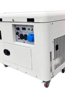 户外家用便携两用6kw小单型缸3静TUK音三相发220V/80V汽油电机组