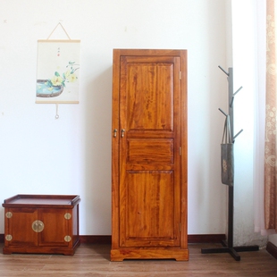 简约原实木衣柜单门60cm宽小户B型窄儿童单人独柜子收纳储物橱卧