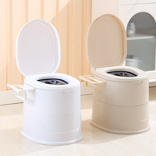 家用卧室加厚塑料老人坐便器简易室内孕妇移动马桶坐便便携式马桶