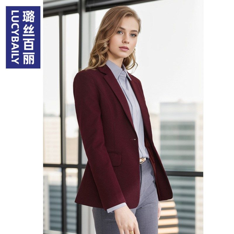 时尚西装外套长袖设计感高端2025新款春秋气质百搭正装女士上衣