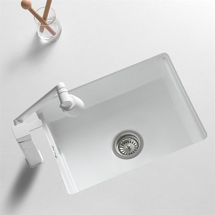 阳台竖着装 窄长陶瓷水槽小尺寸洗脸池家用洗手盆单盆 台下盆嵌入式