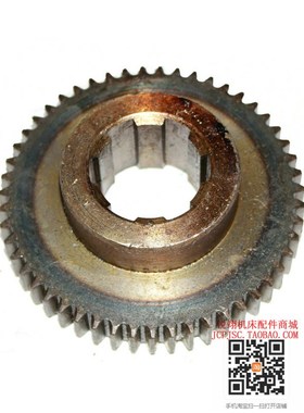 沈阳C618K-3 CA6136车床配件2024齿轮 Z51/M2/孔花键6-40-10