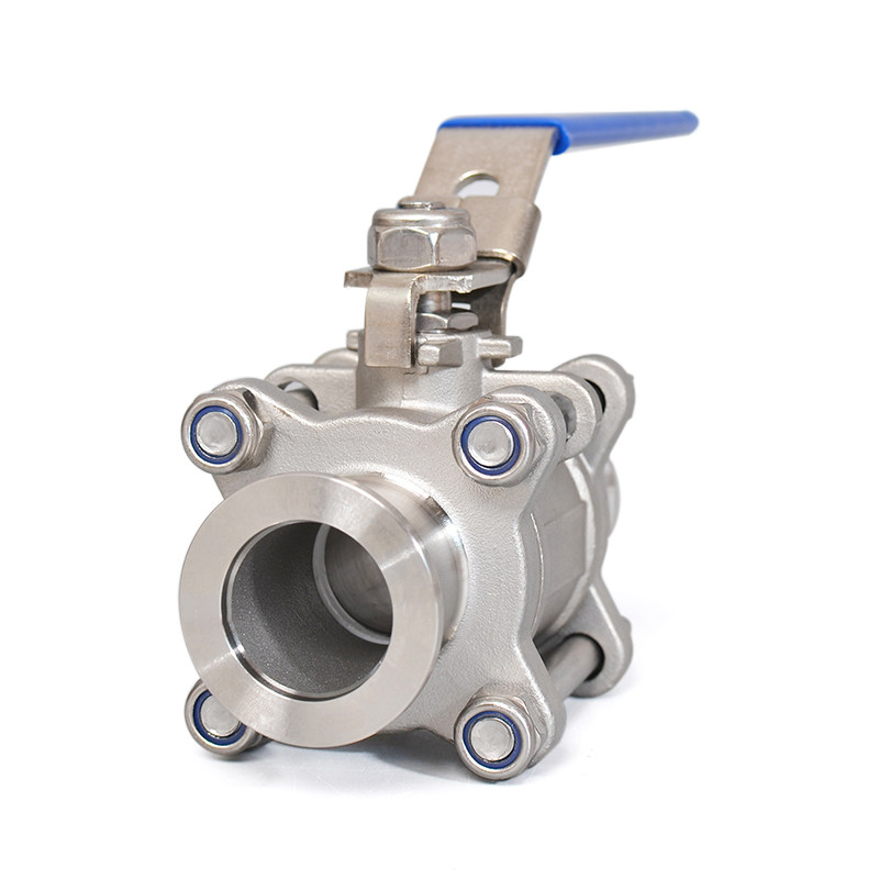 KF高真空球阀 手动球阀 304不锈钢快装三片式球阀 KF16 KF25 KF40