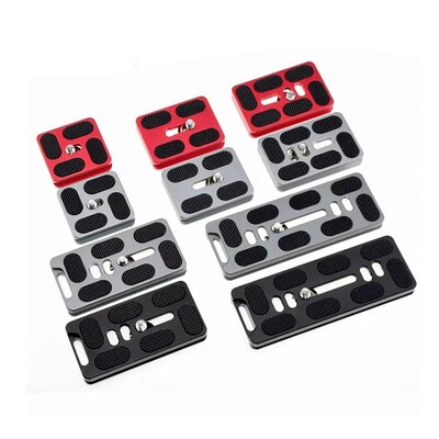 三脚架快装板PXU40云台单反相机摄影配件PU-50/60/百诺型竖拍板