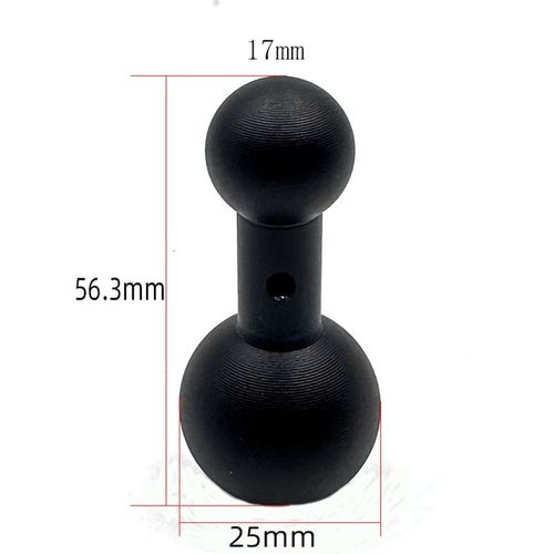 金属1/4螺丝转17/20/25/球头手机支架配件摩托车后视镜M10连接杆