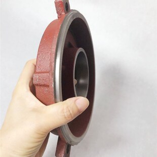 1.5KW电动机铸铁端盖昌达机电 前后平盖1.1KW Y90电机卧式 端盖