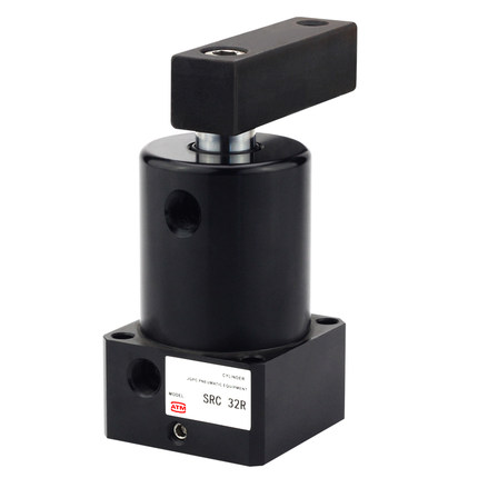 气动小型90度ACK旋转下压夹紧转角气缸SRC25/32/40/50/63X90-R/L