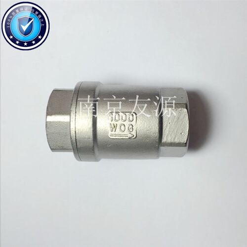 304不锈钢止回阀/H12W-16P立式/螺纹管道连接/单向阀/工业阀门
