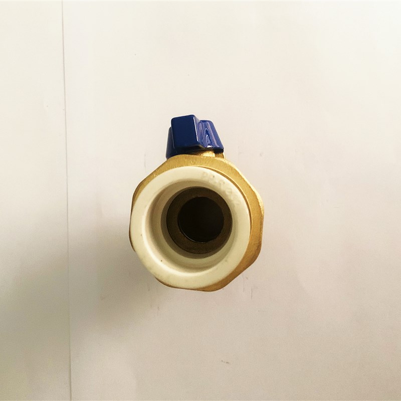 全铜地暖分水器阀门地热进出过滤器球阀水管管道开关防爆上下套阀