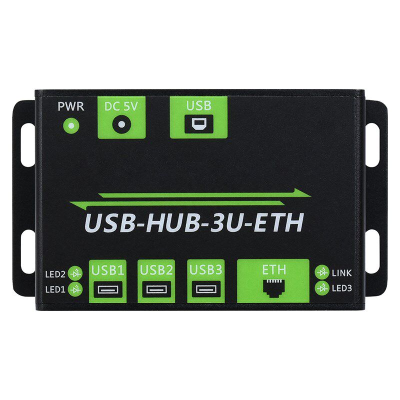 工业级3路USB2.0集线器拓展板 USB HUB/RJ45百兆网口分线器一拖三