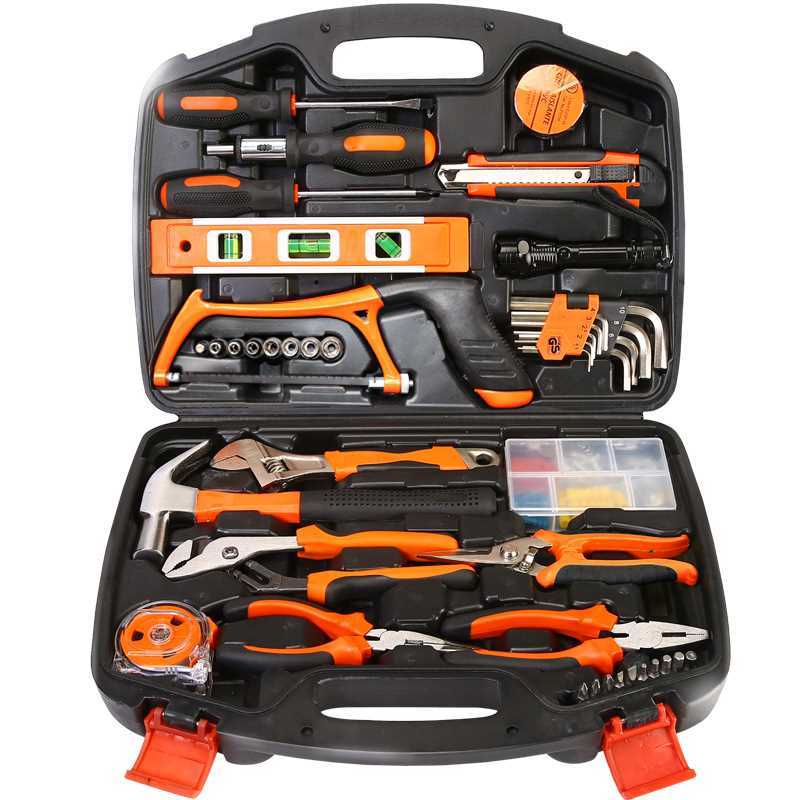 工具箱车用工具套装汽修工具一整套电梯扳手多功能万用车载工具包