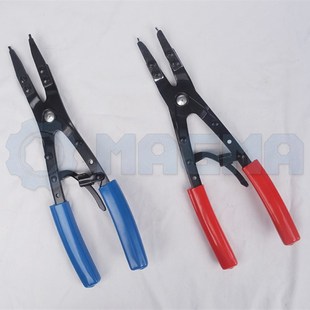 可换头 直口弯口 拆卸卡簧卡环 内卡外卡 2件套10寸挡圈钳组套