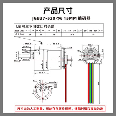 智能小车JGB37520直流电马达配件微型直流减速电机联轴器轮胎 智